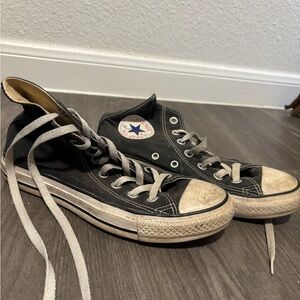 Converse Black and White High-Top Sneakers